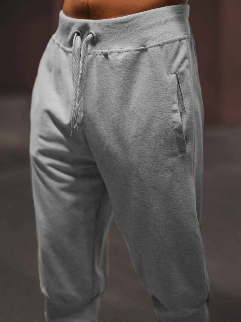 Spodenki dresowe męskie szare OZONEE JS/XW07/2Z