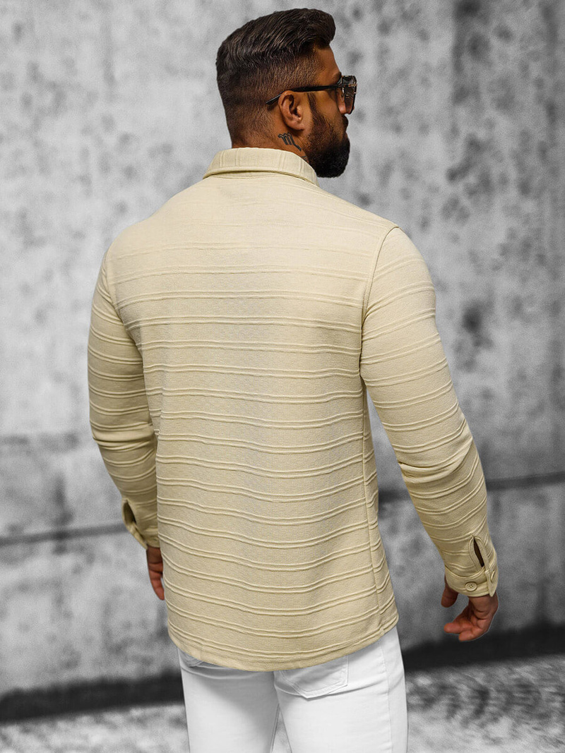 Толстовка чоловіча Бежева OZONEE O/TB2271