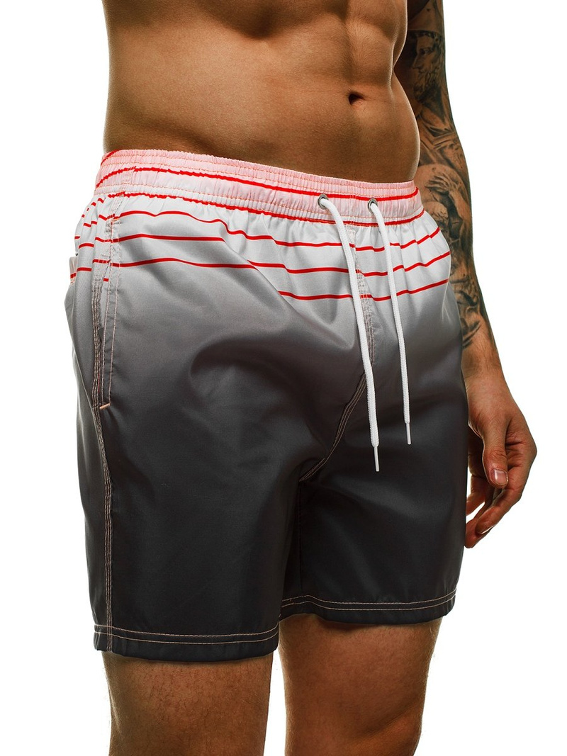 Шорти чоловічі Чорно-Бiлi OZONEE JS/YW02009-10