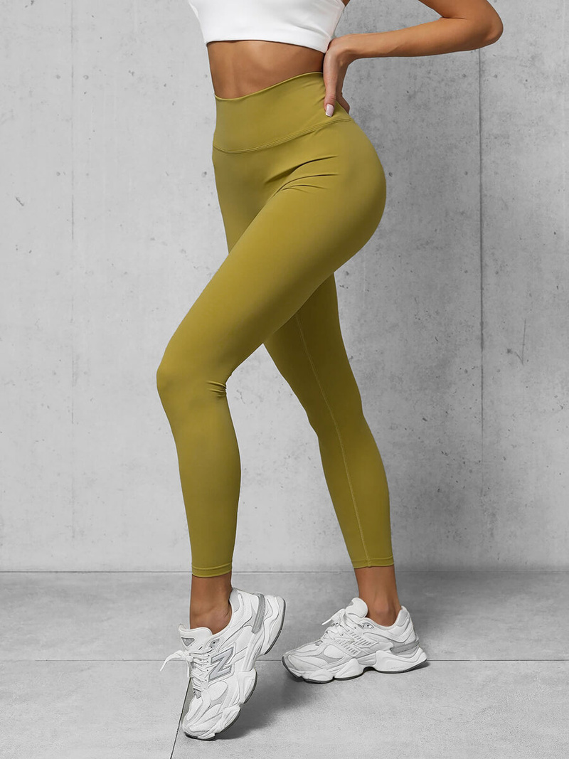 Legginsy damskie oliwkowe OZONEE O/620006