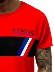 Футболка чоловіча Червона OZONEE JS/KS1957