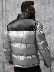 Куртка чоловіча срібло OZONEE JB/JP1188/2Z