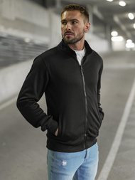 Толстовка чоловіча Чорна OZONEE JS/2002Z