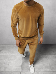 Спортивний костюм чоловічій Гiрчичний OZONEE O/12130