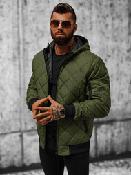 Kurtka męska zielona OZONEE JS/MY21Z