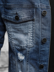 Чоловіча джинсова куртка Синя OZONEE NB/MJ506BZ