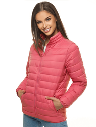 Kurtka przejściowa damska jasno-różowa OZONEE JS/M23037/42