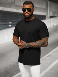 T-shirt męski oversize czarny OZONEE NB/MT3098