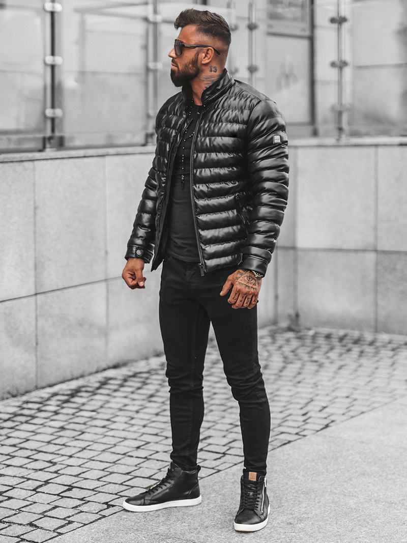 Куртка чоловіча Чорна OZONEE O/9026Z