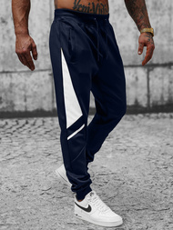 Spodnie dresowe męskie granatowe OZONEE JS/8K182