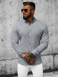 Koszula męska szara OZONEE O/V34