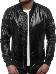 Kurtka bomberka męska czarna OZONEE N/6147