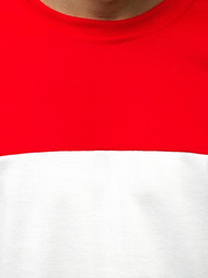 Bluza męska czerwono-granatowa OZONEE JS/JZ11036