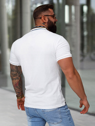 Koszulka męska polo biała OZONEE O/QQ921