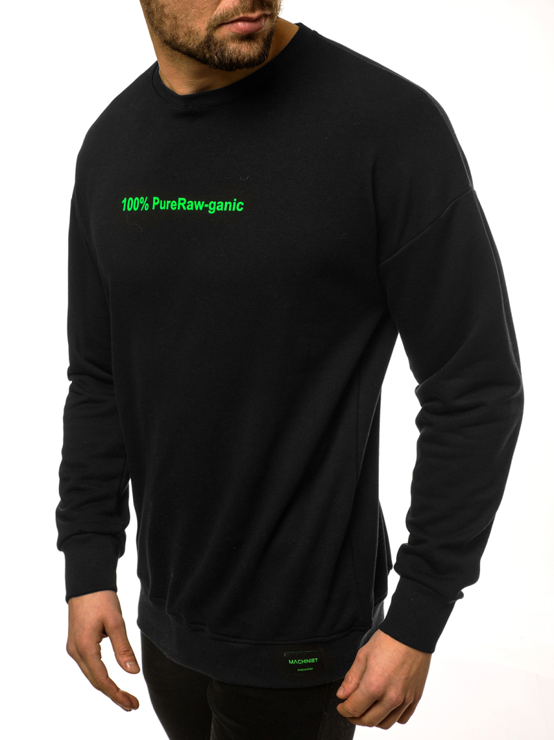 Bluza męska czarna OZONEE MACH/3149