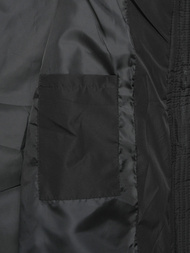 Kamizelka damska długa pikowana czarna OZONEE JS/5M3152/392Z