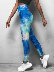 Legginsy damskie błękitne OZONEE JS/YW88030Z
