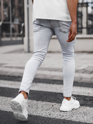 Spodnie jeansowe męskie szare OZONEE DO/2460/1