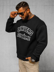 Толстовка чорна OZONEE O/SWE23055