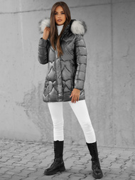 Куртка жіноча Чорна OZONEE JS/M9051/392