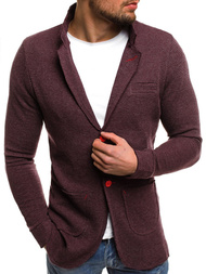 OZONEE MECH/2043 Пiджак чоловiчий Бордовий