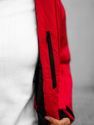 Kurtka damska zimowa czerwona OZONEE JS/HH012/5Z