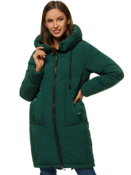 Куртка жіноча Темно-Зелена OZONEE O/TY033/38/21