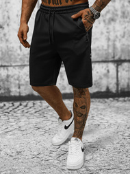 Spodenki dresowe męskie czarne OZONEE JS/8K280