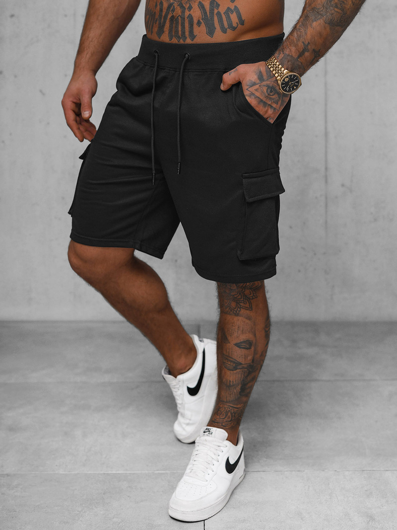 Шорти Чоловічі Чорнi OZONEE JS/8K1505/3