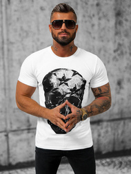 T-shirt męski biały OZONEE O/T121/1Z