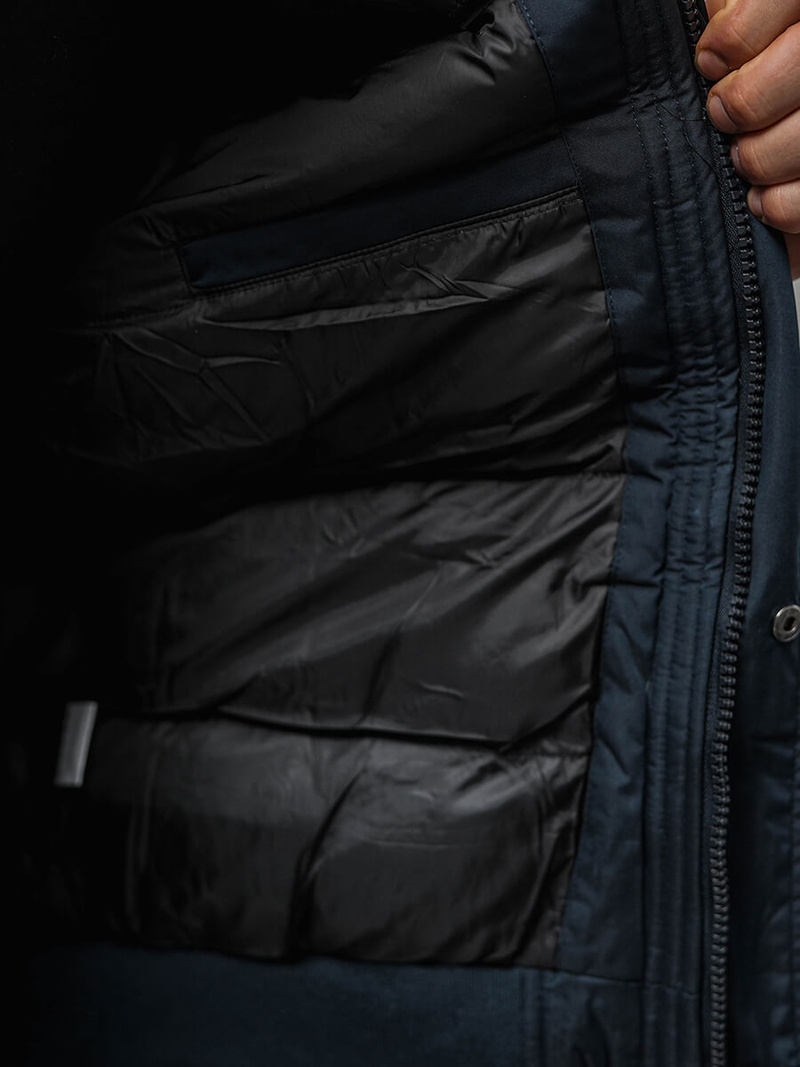 Kurtka zimowa męska granatowa OZONEE JS/27M8100