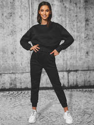 Жіночий спортивний костюм з двох частин Чорний OZONEE JS/8C71/3