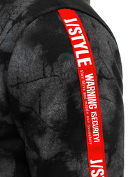 Толстовка чоловіча Чорна OZONEE JS/DD210Z