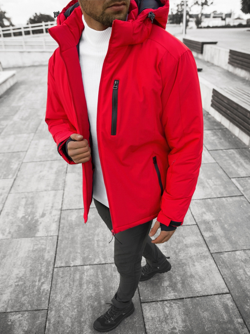 Куртка чоловіча Червона OZONEE JS/HH011/5Z