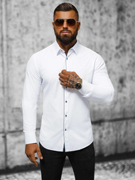 Класична сорочка чоловіча Бiла OZONEE O/V65