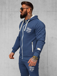 Komplet dresowy męski indygo OZONEE O/FF5032AB