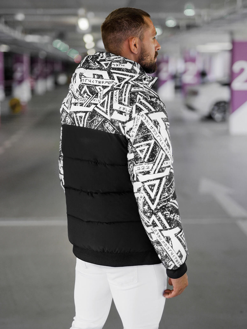 Куртка зимова чоловіча чорна OZONEE JS/31M5025/392Z