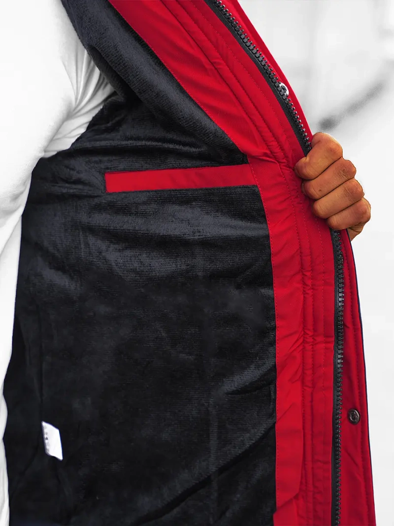 Kurtka zimowa męska pikowana granatowa OZONEE JS/M8103