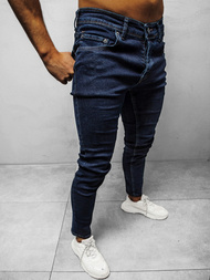 Spodnie jeansowe męskie granatowe OZONEE E/1252SP