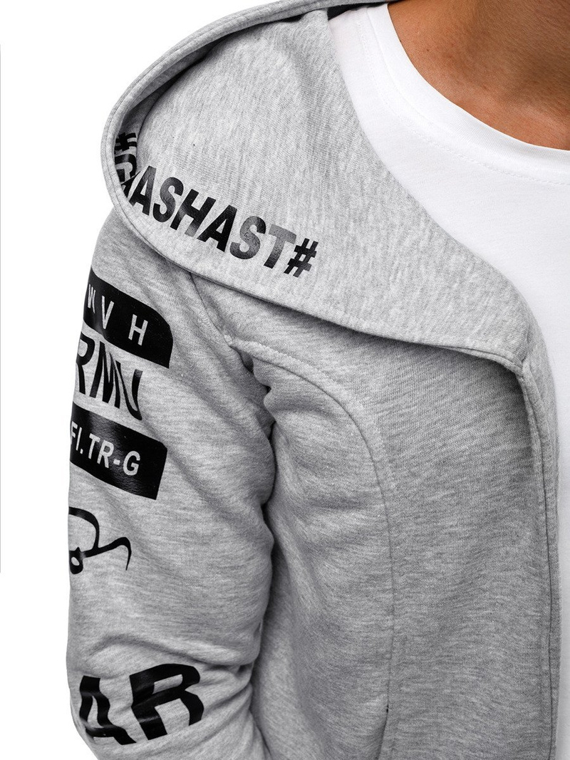 Bluza męska szara OZONEE A/11110Z