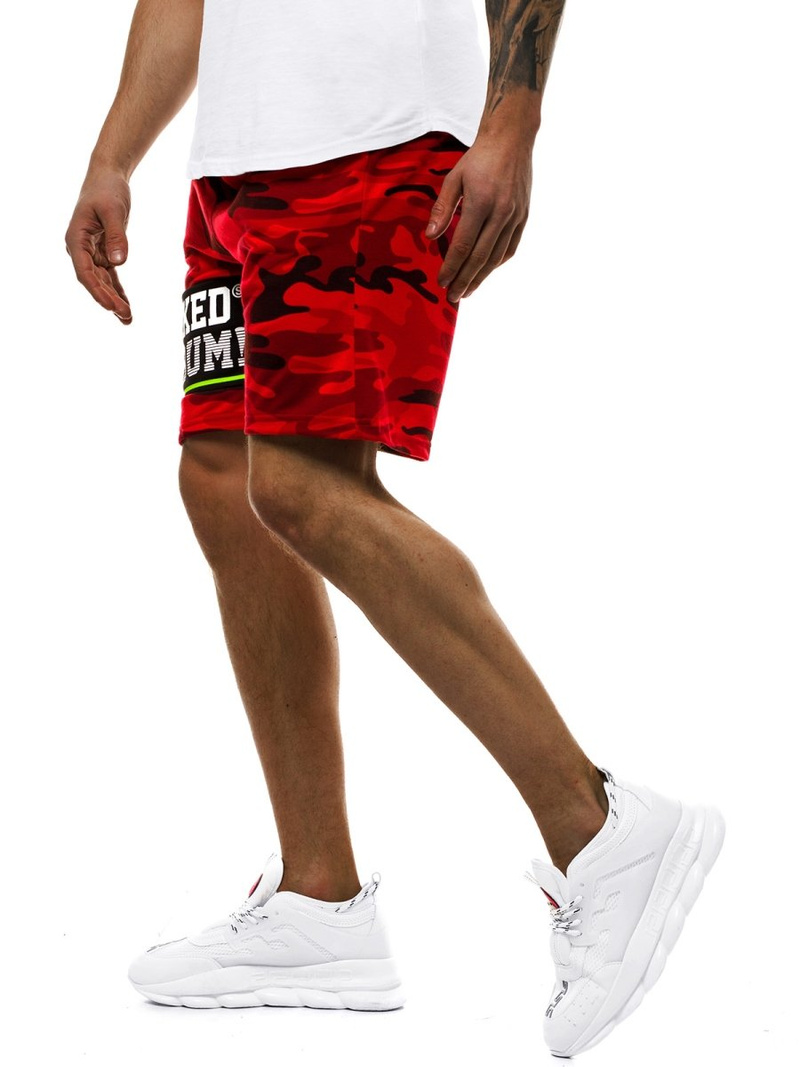 Spodenki męskie czerwone OZONEE JS/KK300161