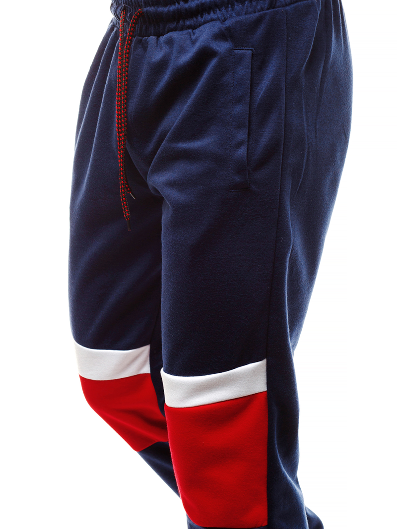 Spodnie dresowe męskie granatowe OZONEE JS/JZ11010