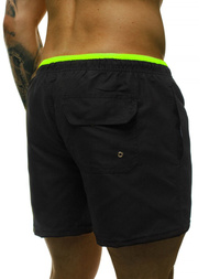 Spodenki kąpielowe męskie czarne OZONEE ST006-4