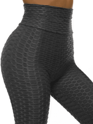 Legginsy damskie grafitowe OZONEE JS/YW88024/2