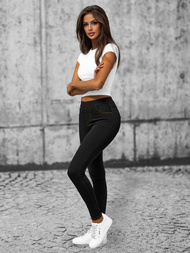 Legginsy damskie czarne OZONEE JS/1016/A1Z