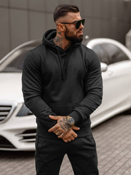 Komplet dresowy męski czarny OZONEE JS/68C10381/3Z