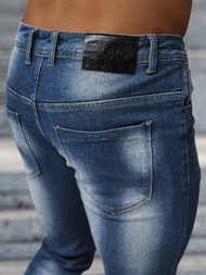 Spodnie jeansowe męskie niebieskie OZONEE NB/MP0199BC