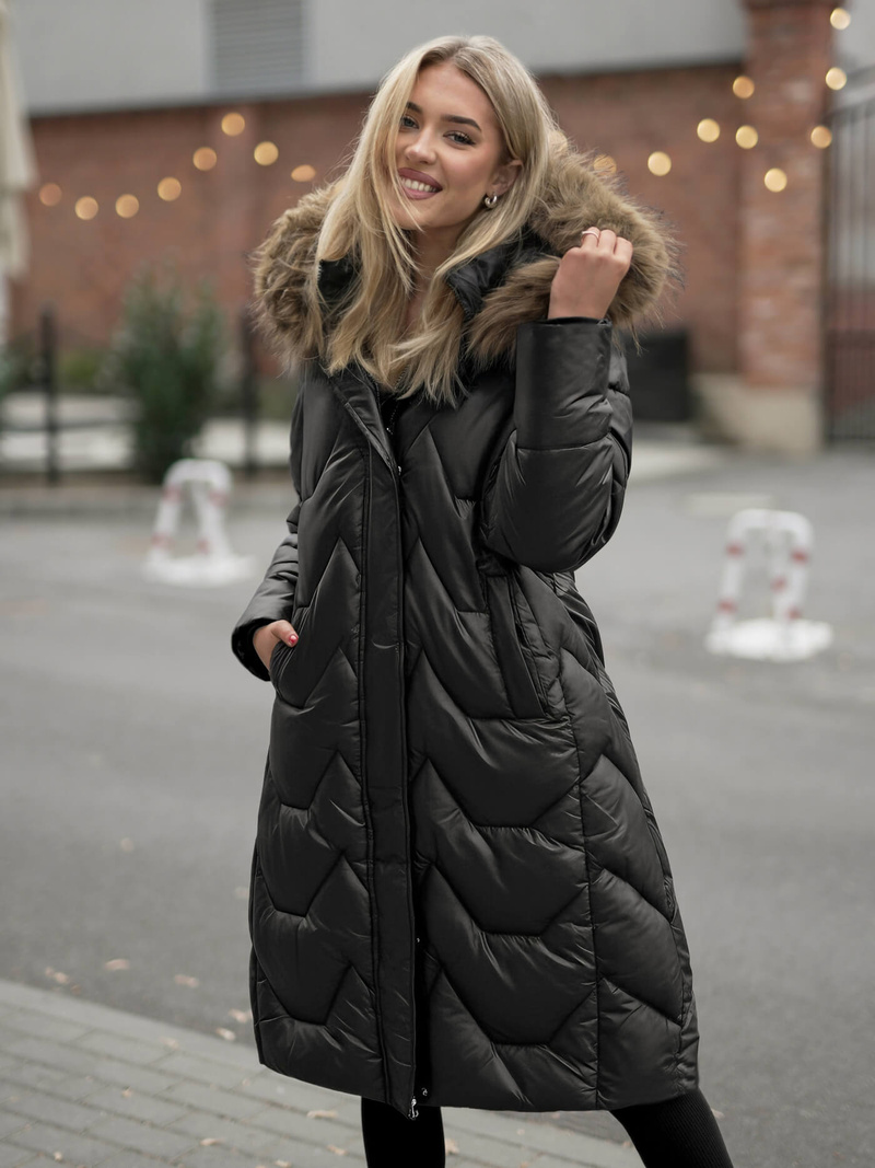 Куртка жіноча чорна OZONEE O/5M3229/392Z