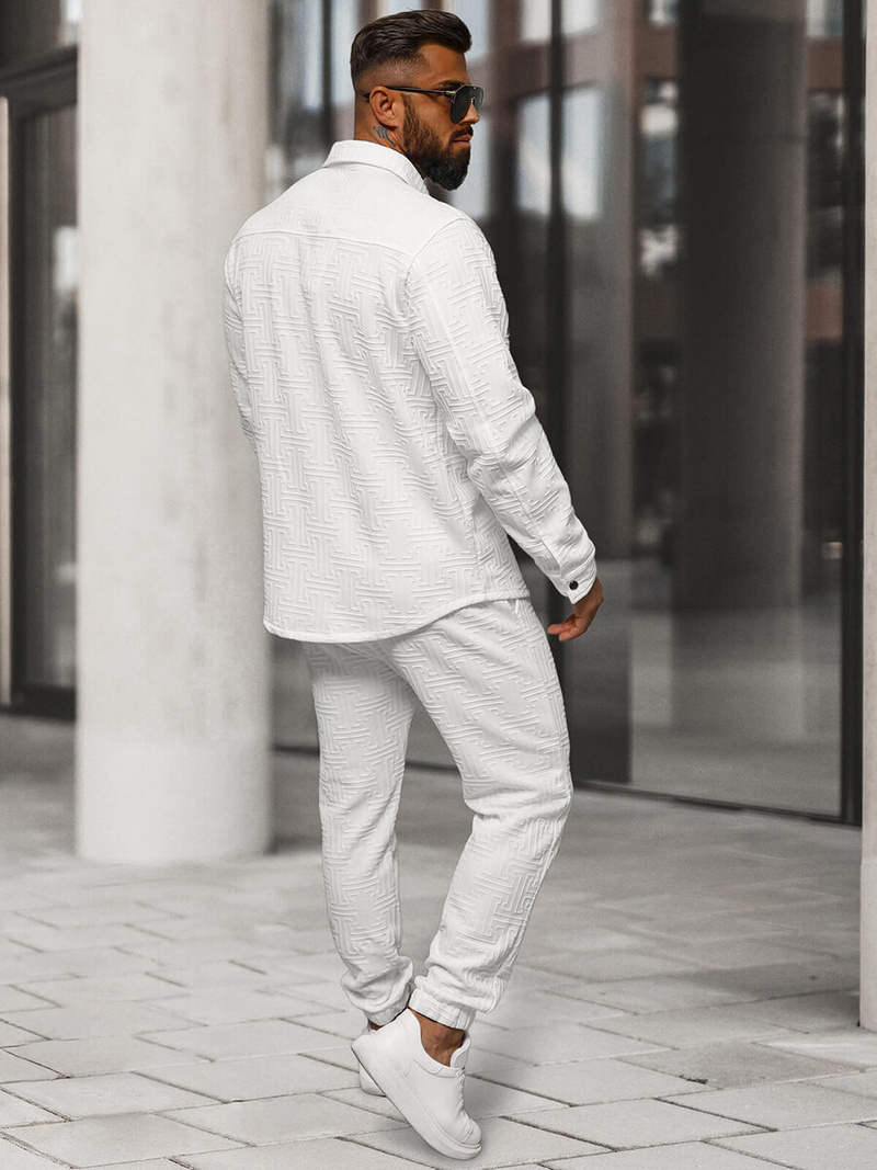 Чоловічий спортивний комплект Бiлий OZONEE O/3C105