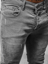 Spodnie jeansowe męskie szare OZONEE E/6551/01